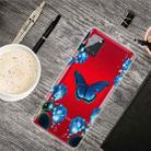 For Samsung Galaxy A21s Shockproof Painted Transparent TPU Protective Case(Dream Butterfly) - 1