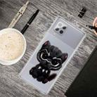 For Samsung Galaxy A42 5G Shockproof Painted Transparent TPU Protective Case(Panther) - 1