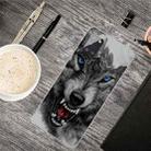 For Samsung Galaxy A51 Shockproof Painted Transparent TPU Protective Case(Mountain Wolf) - 1