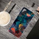 For Samsung Galaxy A71 Shockproof Painted Transparent TPU Protective Case(Watercolor Ink) - 1