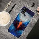 For Samsung Galaxy M31s Shockproof Painted Transparent TPU Protective Case(Blu-ray Carving) - 1
