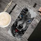 For Samsung Galaxy M51 Shockproof Painted Transparent TPU Protective Case(Mountain Wolf) - 1