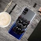 For Samsung Galaxy M51 Shockproof Painted Transparent TPU Protective Case(Panther) - 1
