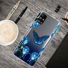 For Samsung Galaxy M51 Shockproof Painted Transparent TPU Protective Case(Dream Butterfly) - 1
