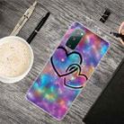 For Samsung Galaxy S20 FE Shockproof Painted Transparent TPU Protective Case(Starry Love) - 1