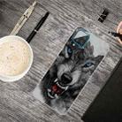 For Samsung Galaxy A12 Shockproof Painted Transparent TPU Protective Case(Mountain Wolf) - 1