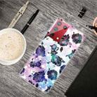 For Samsung Galaxy S21+ 5G Shockproof Painted Transparent TPU Protective Case(Starry Chrysanthemum) - 1