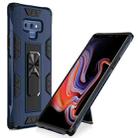 For Samsung Galaxy Note 9 Soldier Armor Shockproof TPU + PC Magnetic Protective Case with Holder(Blue) - 1