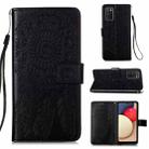 For Samsung Galaxy A02s Dream Catcher Printing Horizontal Flip Leather Case with Holder & Card Slots & Wallet & Lanyard(Black) - 1