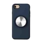 TPU+PC 2 in 1 Shockproof Case with Magnetic Round Car Holder For iPhone 7 Plus / 8 Plus(Dark Blue) - 1