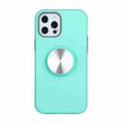 TPU+PC 2 in 1 Shockproof Case with Magnetic Round Car Holder For iPhone 11 Pro Max(Green) - 1