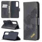 For Huawei P smart 2021 / Y7a Matching Color Crocodile Texture Horizontal Flip PU Leather Case with Wallet & Holder & Card Slots(Black) - 1