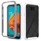 For LG K31 Starry Sky Solid Color Series Shockproof PC + TPU Protective Case(White) - 1