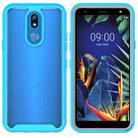 For LG K40 Starry Sky Solid Color Series Shockproof PC + TPU Protective Case(Light Blue) - 1