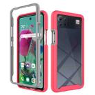 For LG K92 5G Starry Sky Solid Color Series Shockproof PC + TPU Protective Case(Red) - 1