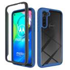 For Motorola Moto G8 Power (US Version) Starry Sky Solid Color Series Shockproof PC + TPU Protective Case(Royal Blue) - 1