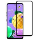 For  LG K52 Full Glue Full Screen Tempered Glass Film - 1