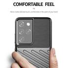 For Samsung Galaxy S21 Ultra 5G Thunderbolt Shockproof TPU Protective Soft Case(Black) - 3