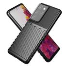 For Samsung Galaxy S21 Ultra 5G Thunderbolt Shockproof TPU Protective Soft Case(Black) - 4