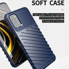 For Xiaomi Poco M3 Thunderbolt Shockproof TPU Protective Soft Case(Blue) - 2