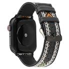For Apple Watch Series 7 41mm / 6 & SE & 5 & 4 40mm / 3 & 2 & 1 38mm Ethnic Style Genuine Leather Strap(Retro) - 1