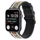 For Apple Watch Series 7 41mm / 6 & SE & 5 & 4 40mm / 3 & 2 & 1 38mm Ethnic Style Genuine Leather Strap(Retro) - 3