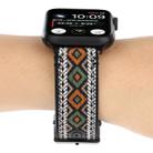 For Apple Watch Series 7 41mm / 6 & SE & 5 & 4 40mm / 3 & 2 & 1 38mm Ethnic Style Genuine Leather Strap(Retro) - 5