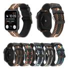 For Apple Watch Series 7 41mm / 6 & SE & 5 & 4 40mm / 3 & 2 & 1 38mm Ethnic Style Genuine Leather Strap(Retro) - 6