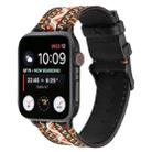 For Apple Watch Series 7 45mm / 6 & SE & 5 & 4 44mm / 3 & 2 & 1 42mm Ethnic Style Genuine Leather Strap(Bohemia) - 3