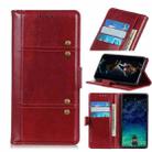 For LG K42 Peas Crazy Horse Texture Horizontal Flip Leather Case with Holder & Card Slots & Wallet(Red) - 1