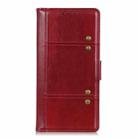 For LG K42 Peas Crazy Horse Texture Horizontal Flip Leather Case with Holder & Card Slots & Wallet(Red) - 2