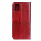 For LG K42 Peas Crazy Horse Texture Horizontal Flip Leather Case with Holder & Card Slots & Wallet(Red) - 3