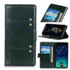 For LG K42 Peas Crazy Horse Texture Horizontal Flip Leather Case with Holder & Card Slots & Wallet(Green) - 1
