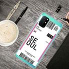 For OnePlus 8T Boarding Pass Series TPU Phone Protective Case(Flag Seoul) - 1