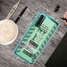 For Huawei P Smart 2021 / Y7A Boarding Pass Series TPU Phone Protective Case(Green New York) - 1