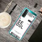 For Huawei P Smart 2021 / Y7A Boarding Pass Series TPU Phone Protective Case(Seoul) - 1