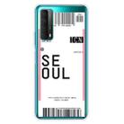 For Huawei P Smart 2021 / Y7A Boarding Pass Series TPU Phone Protective Case(Seoul) - 2