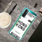 For Huawei P Smart 2021 / Y7A Boarding Pass Series TPU Phone Protective Case(Hong Kong) - 1
