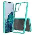 For Samsung Galaxy S21+ 5G Shockproof Scratchproof TPU + Acrylic Protective Case(Green) - 1