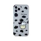For iPhone 12 mini Leopard Cow High Transparent TPU Protective Case - 1