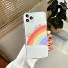For iPhone 11 Pro Rainbow TPU Protective Case (Rainbow) - 1
