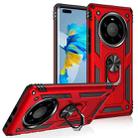 For Huawei Mate 40 Pro+ Shockproof TPU + PC Protective Case with 360 Degree Rotating Holder(Red) - 1