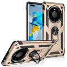 For Huawei Mate 40 Pro+ Shockproof TPU + PC Protective Case with 360 Degree Rotating Holder(Gold) - 1