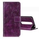 For Vodafone Smart V10 Retro Crazy Horse Texture Horizontal Flip Leather Case with Holder & Card Slots & Wallet & Photo Frame(Purple) - 1