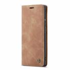 For Huawei P Smart 2021 CaseMe-013 Multifunctional Retro Frosted Horizontal Flip Leather Case with Card Slot & Holder & Wallet(Brown) - 2