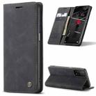 For Xiaomi Mi 10T 5G / 10T Pro 5G CaseMe-013 Multifunctional Retro Frosted Horizontal Flip Leather Case with Card Slot & Holder & Wallet(Black) - 1