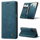 For Xiaomi Mi 10T 5G / 10T Pro 5G CaseMe-013 Multifunctional Retro Frosted Horizontal Flip Leather Case with Card Slot & Holder & Wallet(Blue) - 1