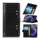 For iPhone 12 mini Peas Crazy Horse Texture Horizontal Flip Leather Case with Holder & Card Slots & Wallet (Black) - 1