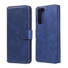 For Xiaomi Mi 10T Pro Classic Calf Texture PU + TPU Horizontal Flip Leather Case, with Holder & Card Slots & Wallet(Blue) - 1