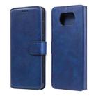 For Xiaomi Poco X3 NFC Classic Calf Texture PU + TPU Horizontal Flip Leather Case, with Holder & Card Slots & Wallet(Blue) - 1